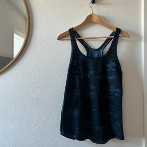 lululemon racerback camo tank top